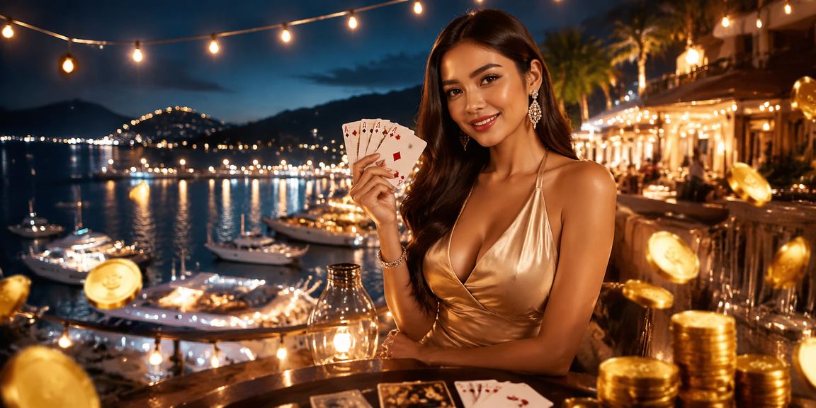 Visual permainan Teen Patti menarik dari Langkawi